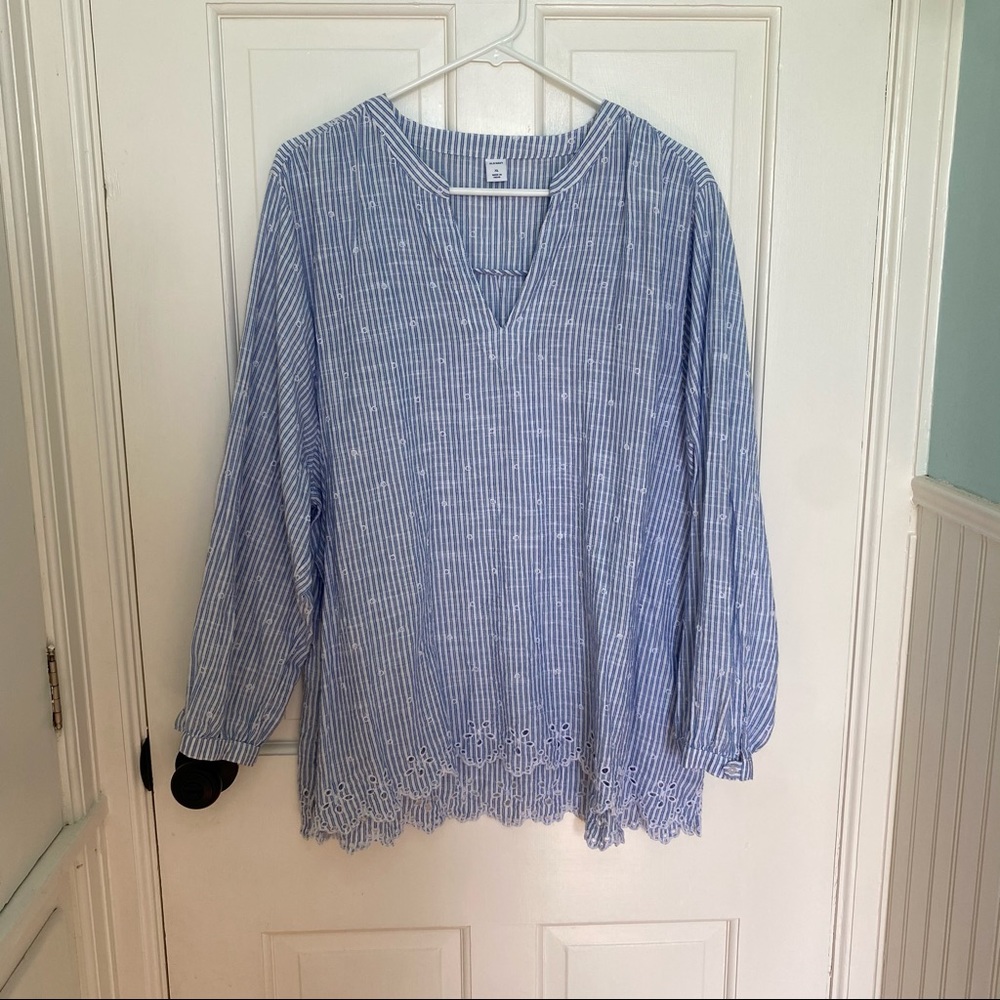 💲SOLD💲Old Navy Stripe Blouse | XL